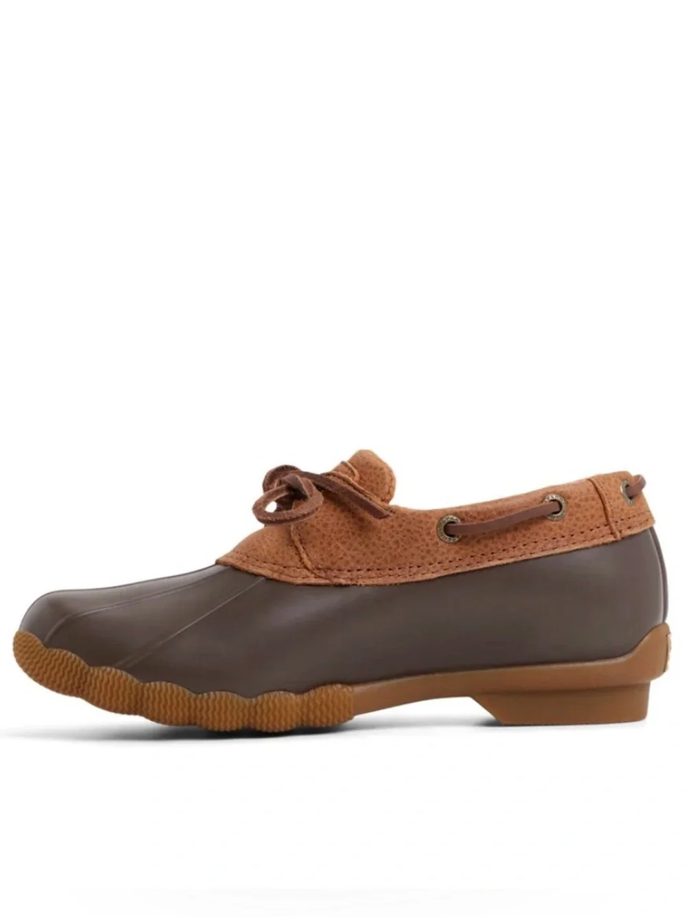 Sperry Brown Duck-Style Lace-Up Waterproof Shoes